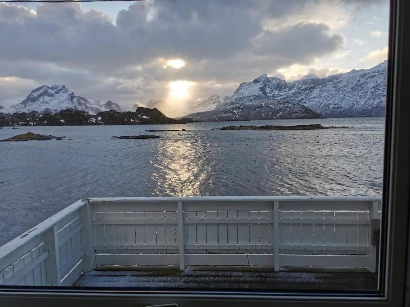 Panoramic Seaview Cabin For Two Persons By The Sea Hovdan Esterno foto