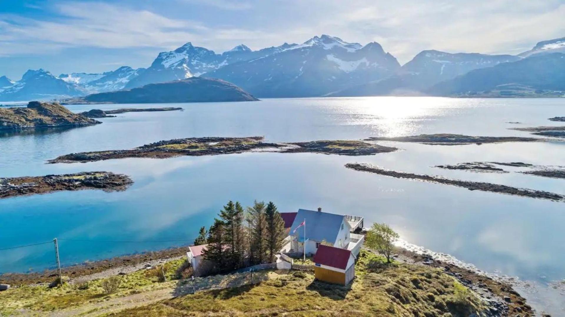 Panoramic Seaview Cabin For Two Persons By The Sea Hovdan Esterno foto